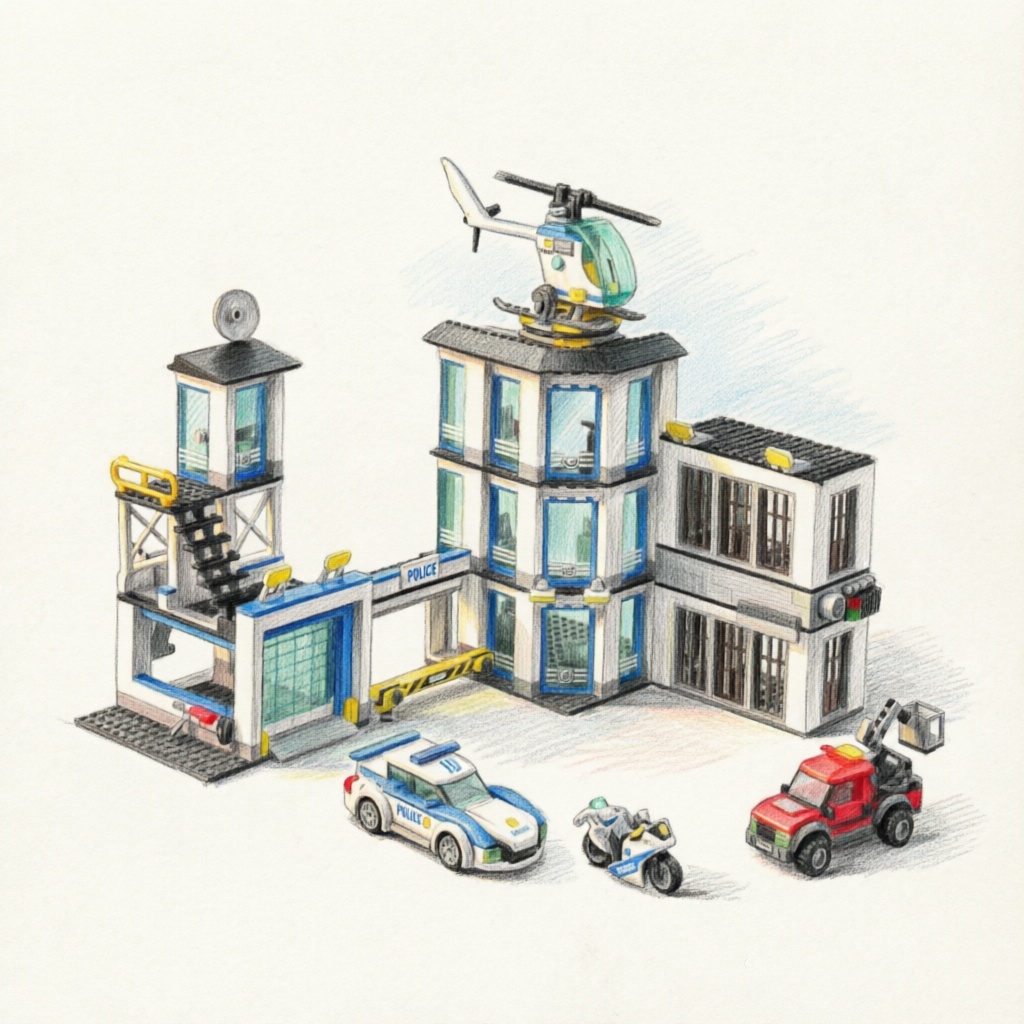Lego Set Creator - Conjunto de Blocos de Montar DIY:
