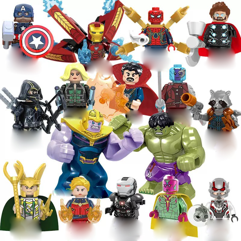 Building Block Mini - Blocos de montar de personagens de