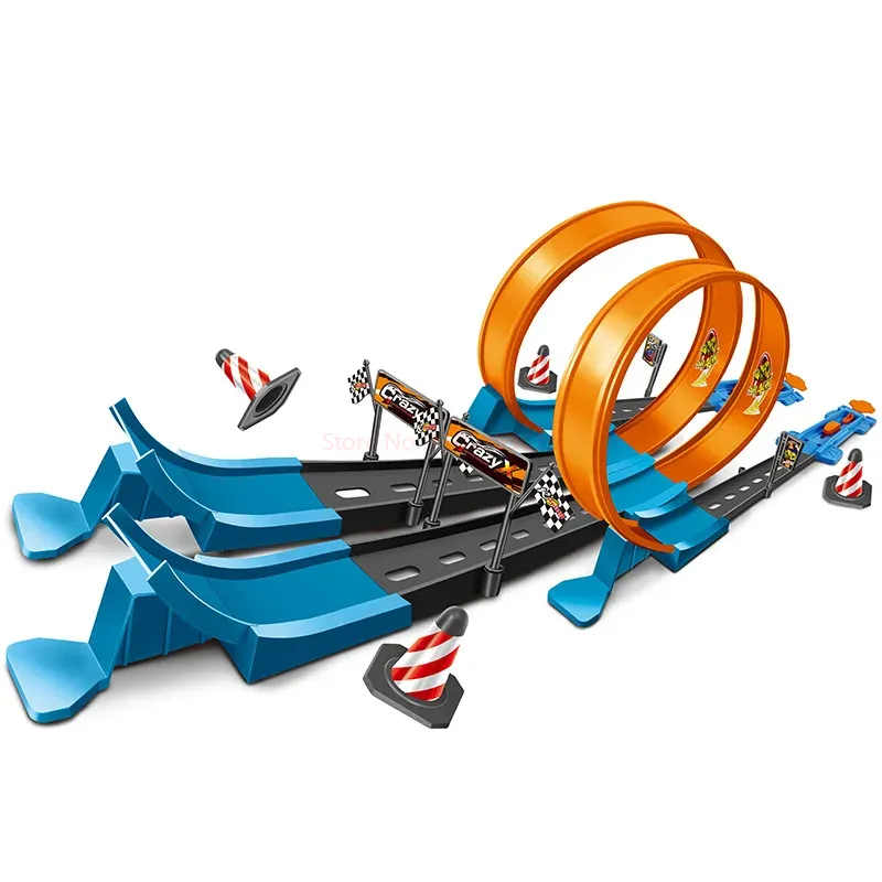 Hot Wheels Car Track Sets - Novo Kit de Pista de Corrida