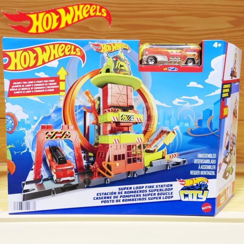 Hot Wheels Car Track Sets - Genuíno rodas quentes hkx41 cidade super