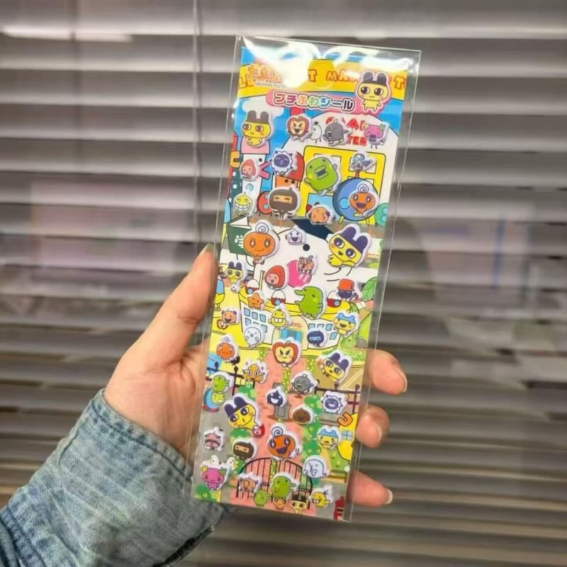 Bandai Model Tamagotchi - 6 Adesivos de Bolha de Desenho