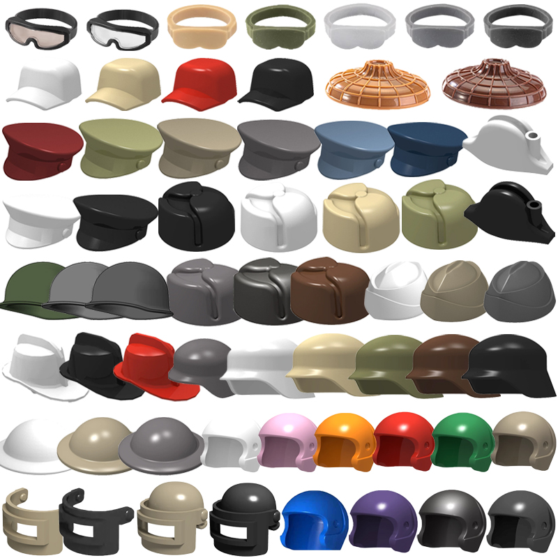 Lego Minifigure Holder - Acessórios de Blocos de Montar Militares: