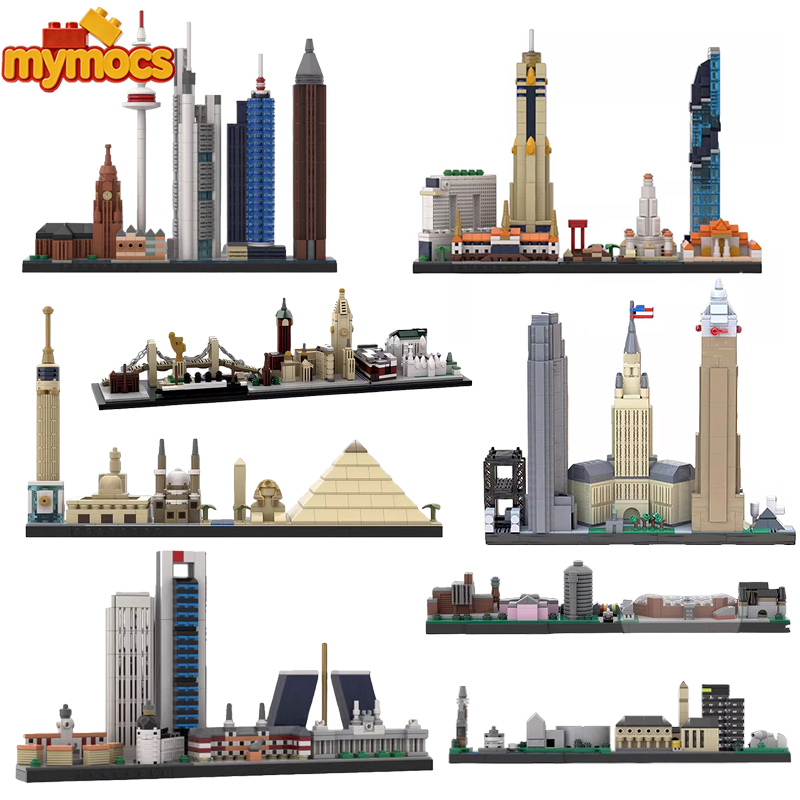 Lego Set Creator - Mymocs World City Skyline Architecture, Conjunto