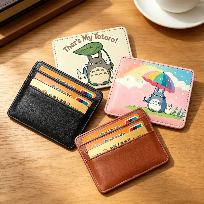 Card Top Loader - Carteira Fina Totoro Fofa para Cartões