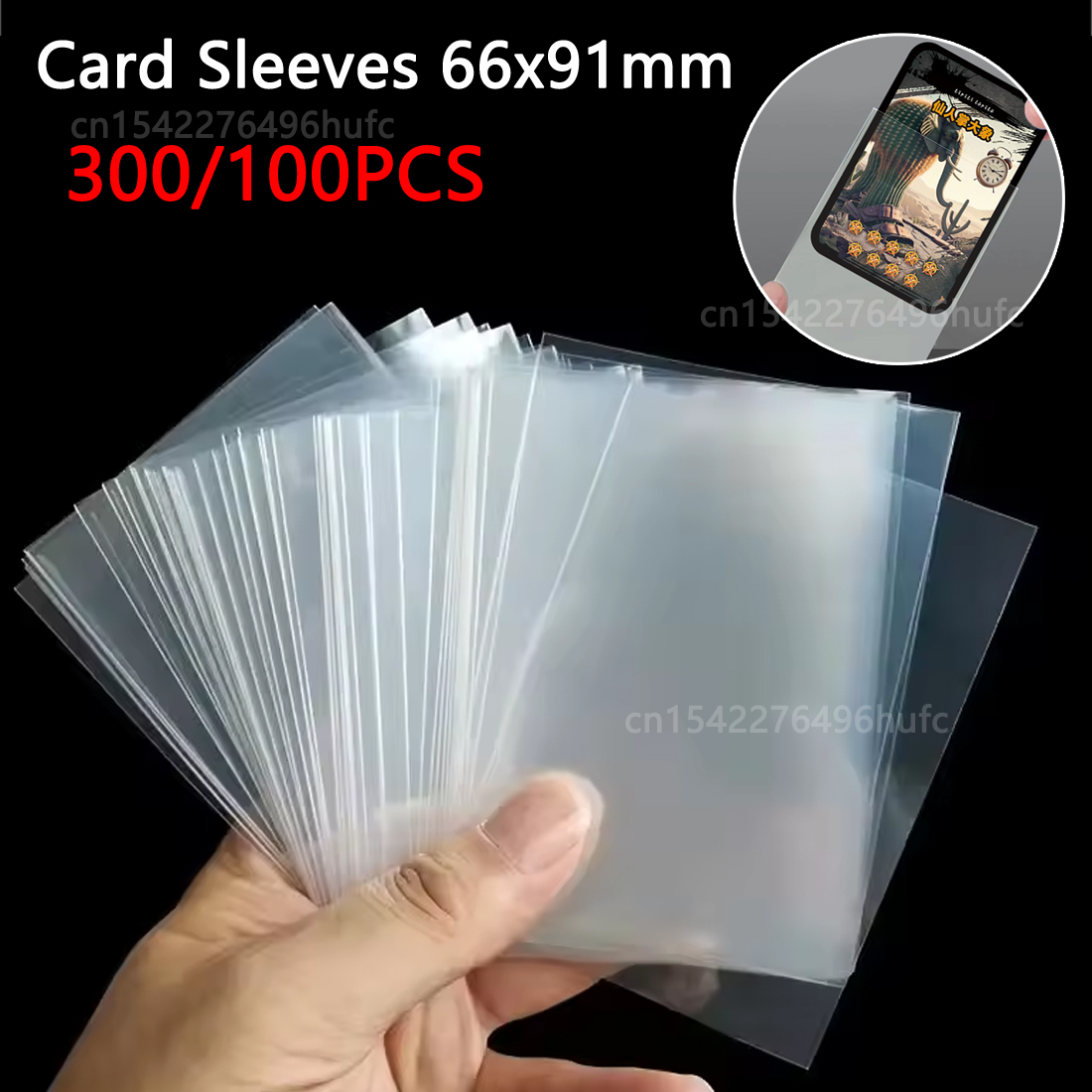 300/100 pçs 66*91mm mangas de  - Card Penny Sleeve avaliação e preço