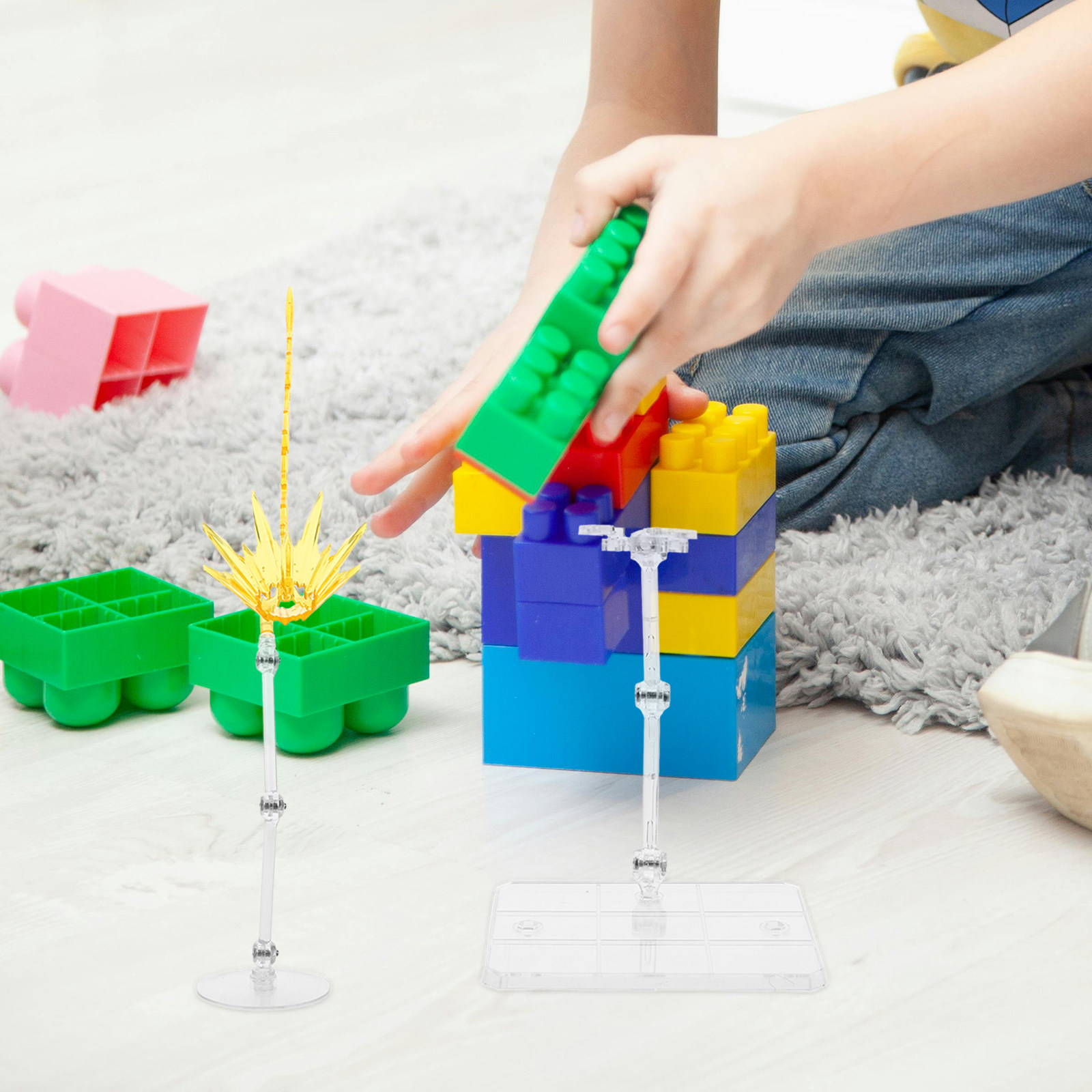 2 Peças de Bases de Exibição A - Action Figure Stand avaliação e preço