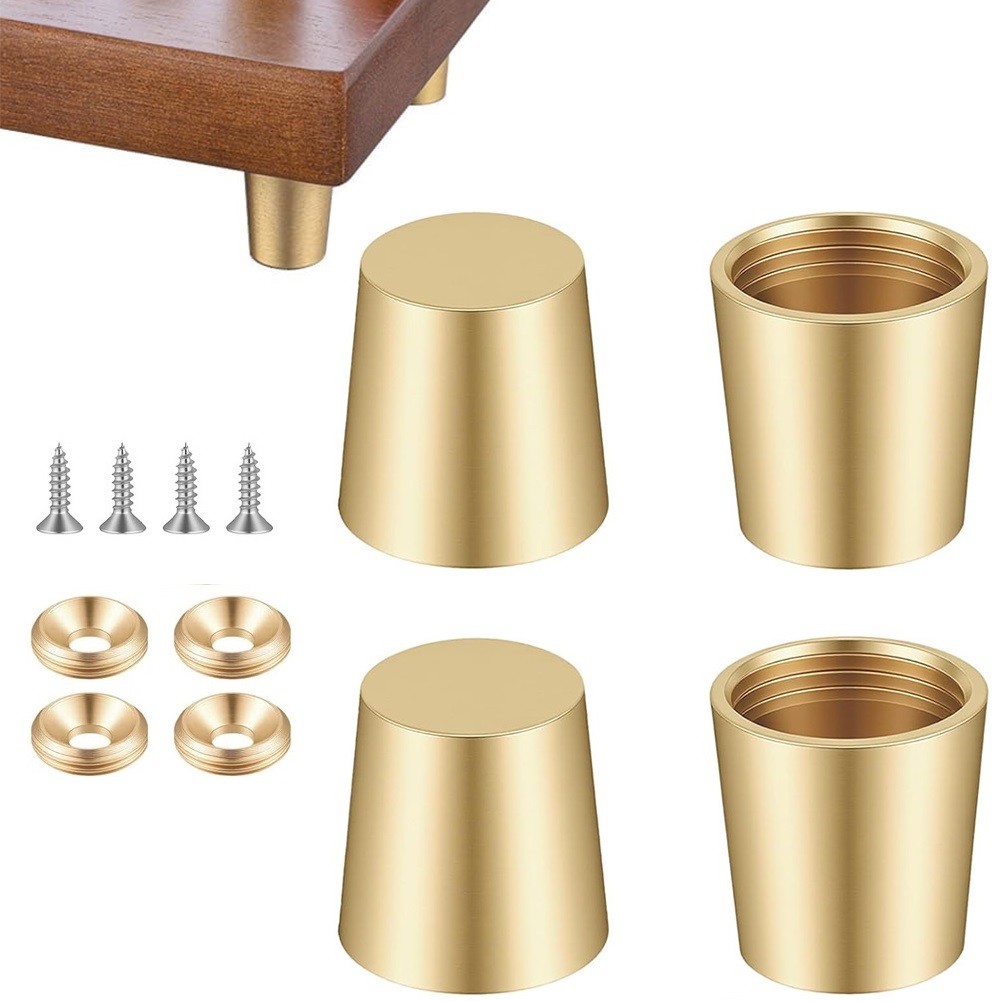 4 Peças de Pés de Latão com Al - Display Risers Set avaliação e preço