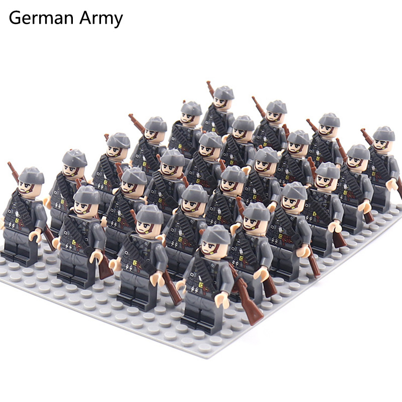 WW2 24 pçs/lote Soldados Milit - Lego Set Creator avaliação e preço
