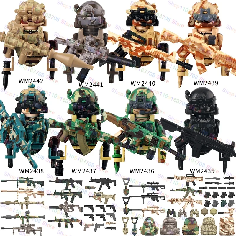 Moc soldados militares figuras - Lego Minifigure Holder avaliação e preço