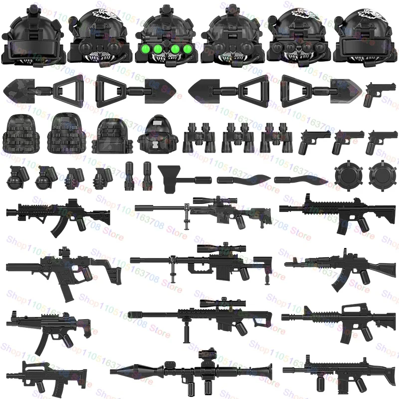Moc soldados militares figuras - Lego Minifigure Holder avaliação e preço
