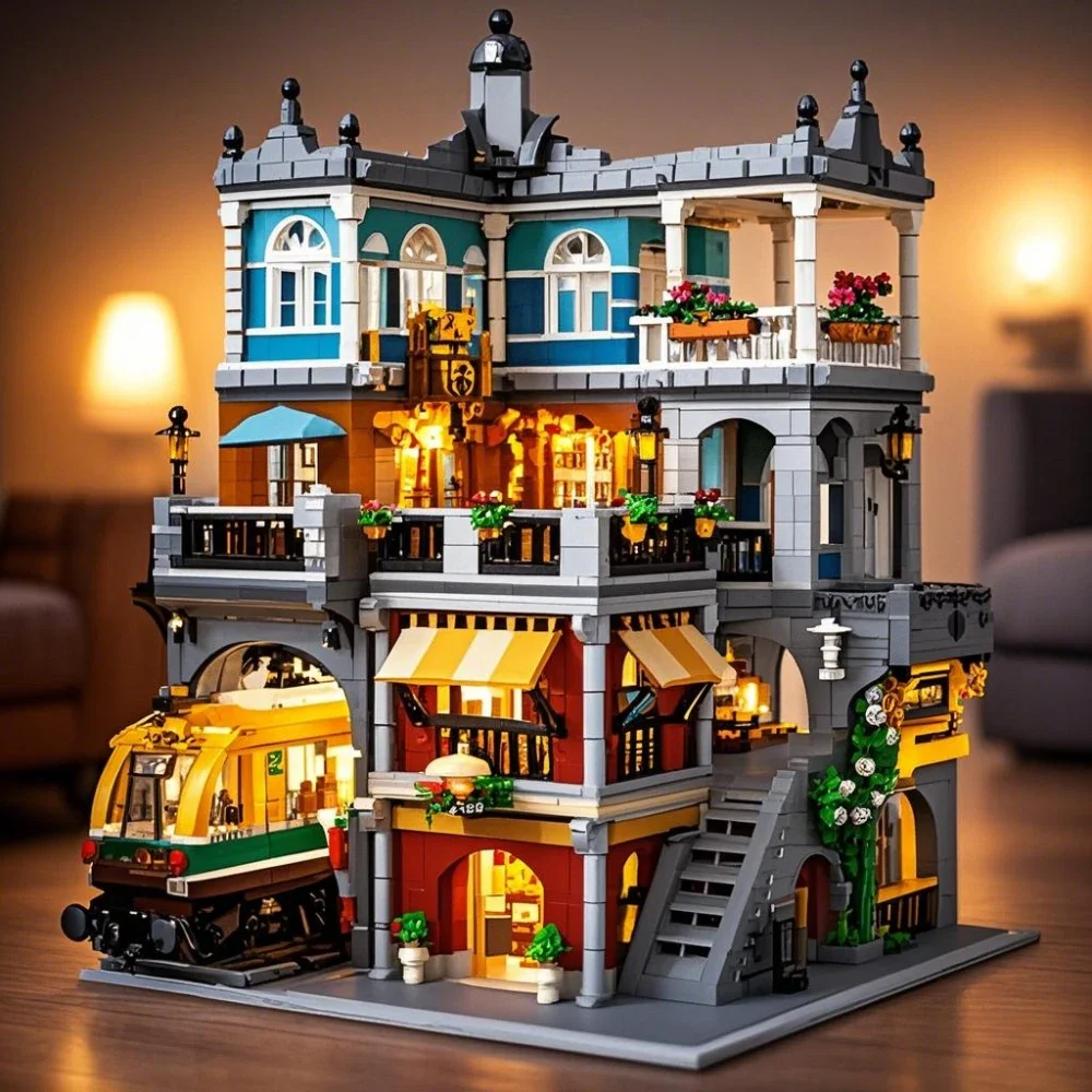 Burgershop conjuntos de blocos - Lego Set City avaliação e preço