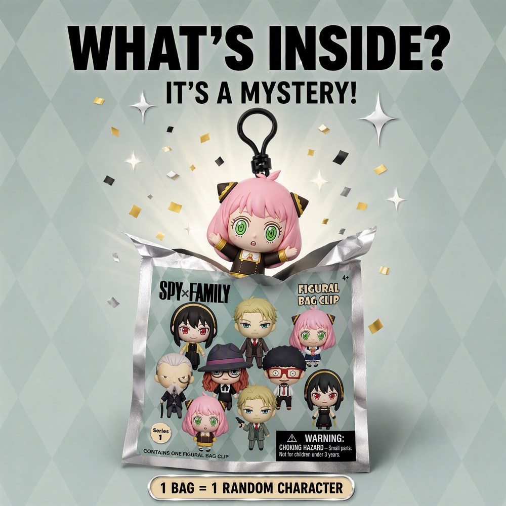 Spy x Family Chaveiro de PVC 3 - Mystery Box Blind Bag avaliação e preço