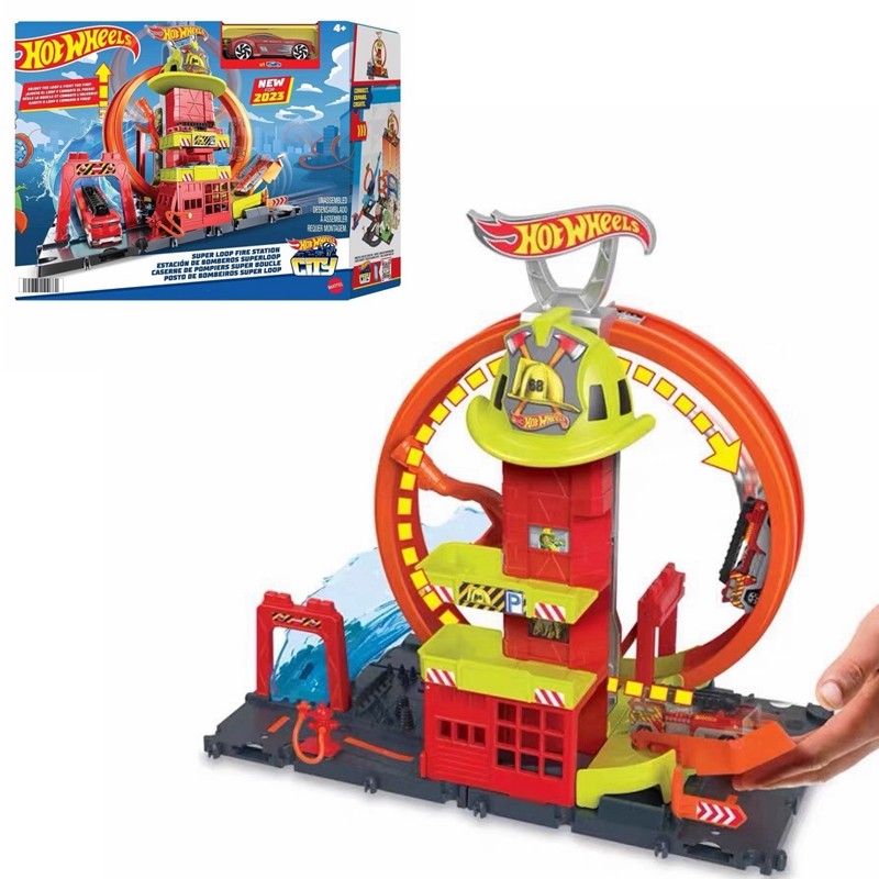 Genuíno rodas quentes hkx41 ci - Hot Wheels Car Track Sets avaliação e preço