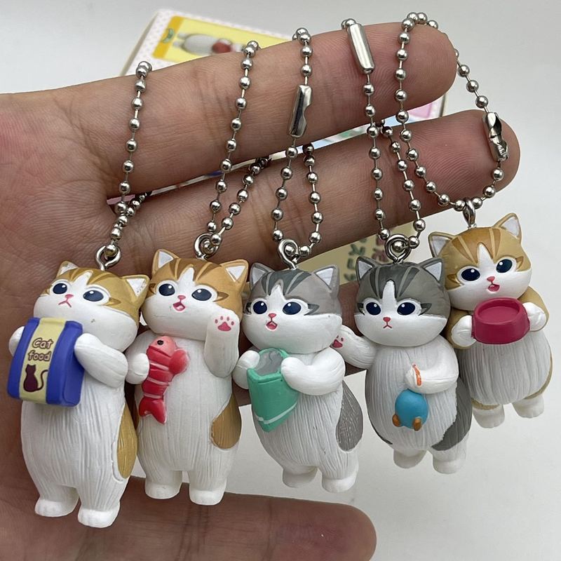 Mofusand kawaii gato chaveiro  - Action Figure Stand avaliação e preço