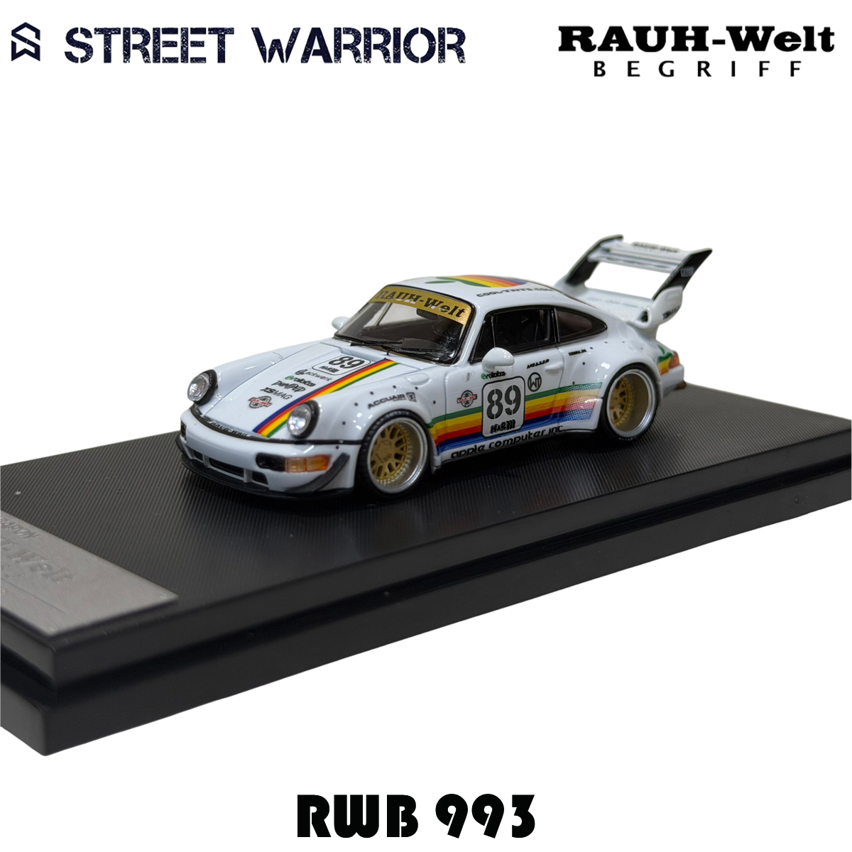 SW Em Estoque 1:64 RWB 993 Bla - Die Cast Car 1 64 avaliação e preço